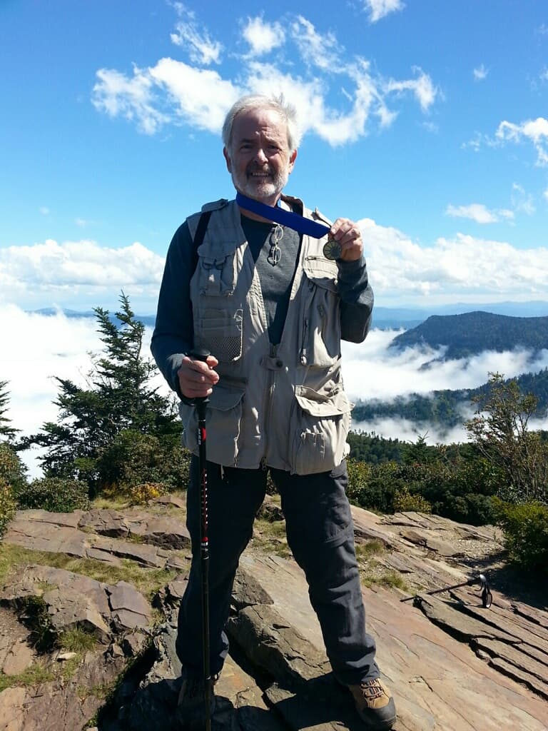 Patient Sam on Mt LeConte After Multiple Surgeries