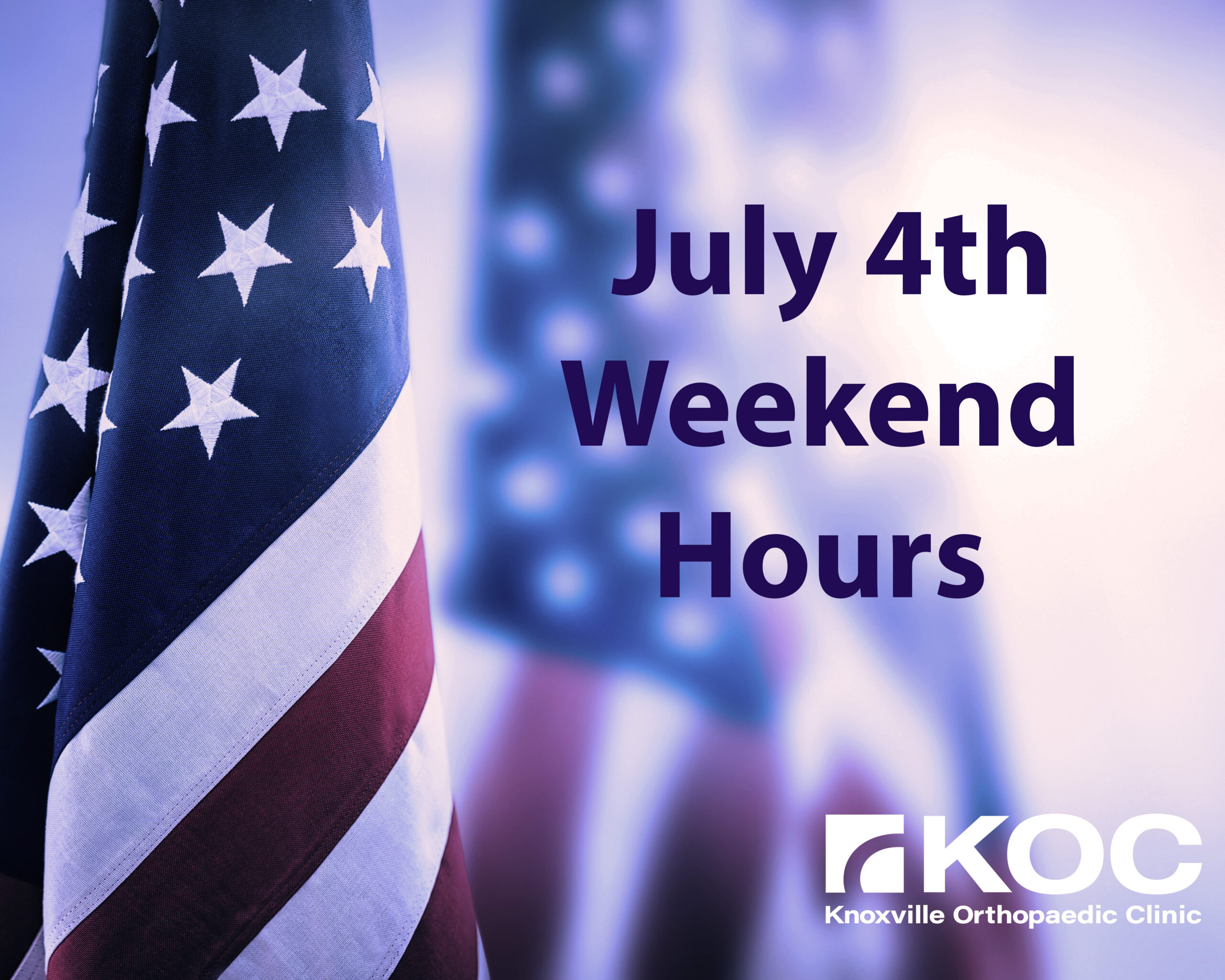 KOC Weisgarber Offers Urgent Care July 5