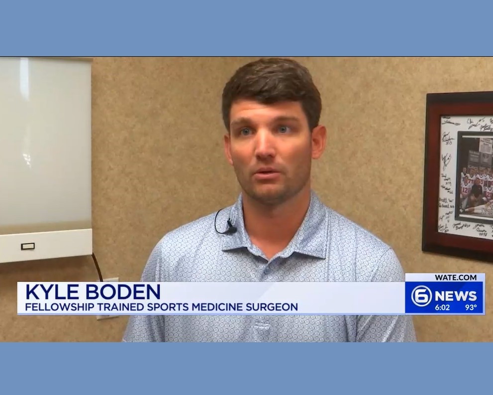Featured image for “WATE Speaks with KOC’s Dr. Kyle Boden on Athlete Safety in Summer Heat”