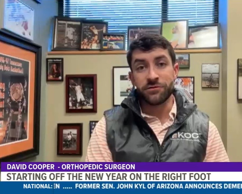 KOC Surgeon Talks with WBIR on New Year’s Tips to Avoid Injury